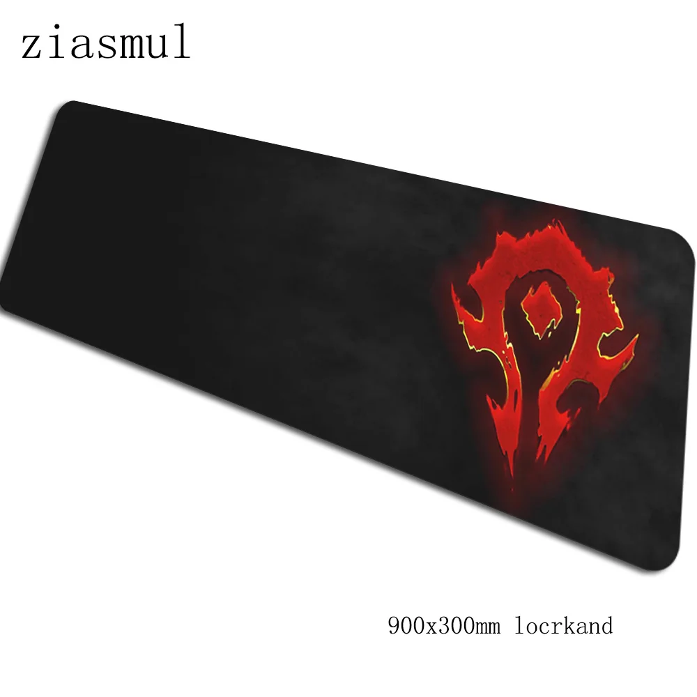 Коврик для мыши horde, модный геймер, 90x30 см, коврик для мыши, игровой коврик для мыши, большой Прохладный коврик для мыши, стол для компьютера, коврики для мыши - Цвет: Size 900x300x2mm