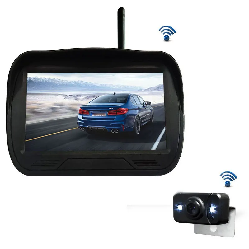 

New arrival,4.3 inch digital wireless car rear view system with HD monitor and good night vision camera