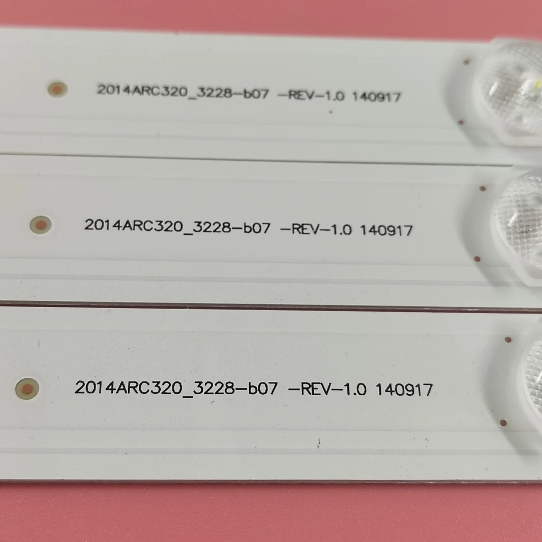 (Nouveau Kit )3 PIÈCES 7LED 625mm LED bande de rétro-éclairage pour Samsung_2014ARC320_3228_B07_REV1.0_140917 GRUNDIG 32CLE6525BG LM41-00100A