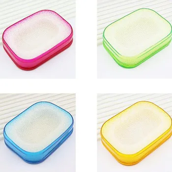 

Creative Kitchen Home Bathroom Aerobic Multifunction Soap Box Cushions Soap Dish Sponge Pad Double Holder 4 Colors
