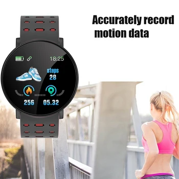 

Smart Bracelet Fitness Tracker Smart Bracelet IP67 Waterproof Blood Pressure Monitor Heart Rate #320