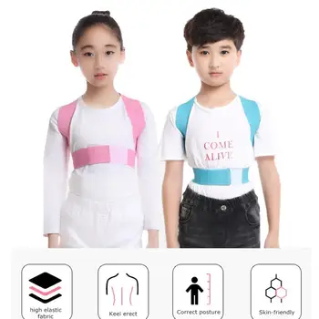 

Children Kid Back Posture Corrector Lumbar Back Shoulder Brace Support Belt Clavicle Spine Posture Correction Prevent Slouching