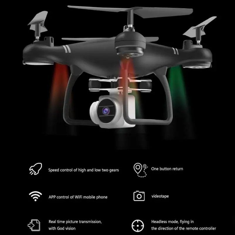 Новинка HJ14W камера дроны Wifi FPV HD камера 1080P RC Дрон складной Квадрокоптер вертолет с двойной дополнительной батареей