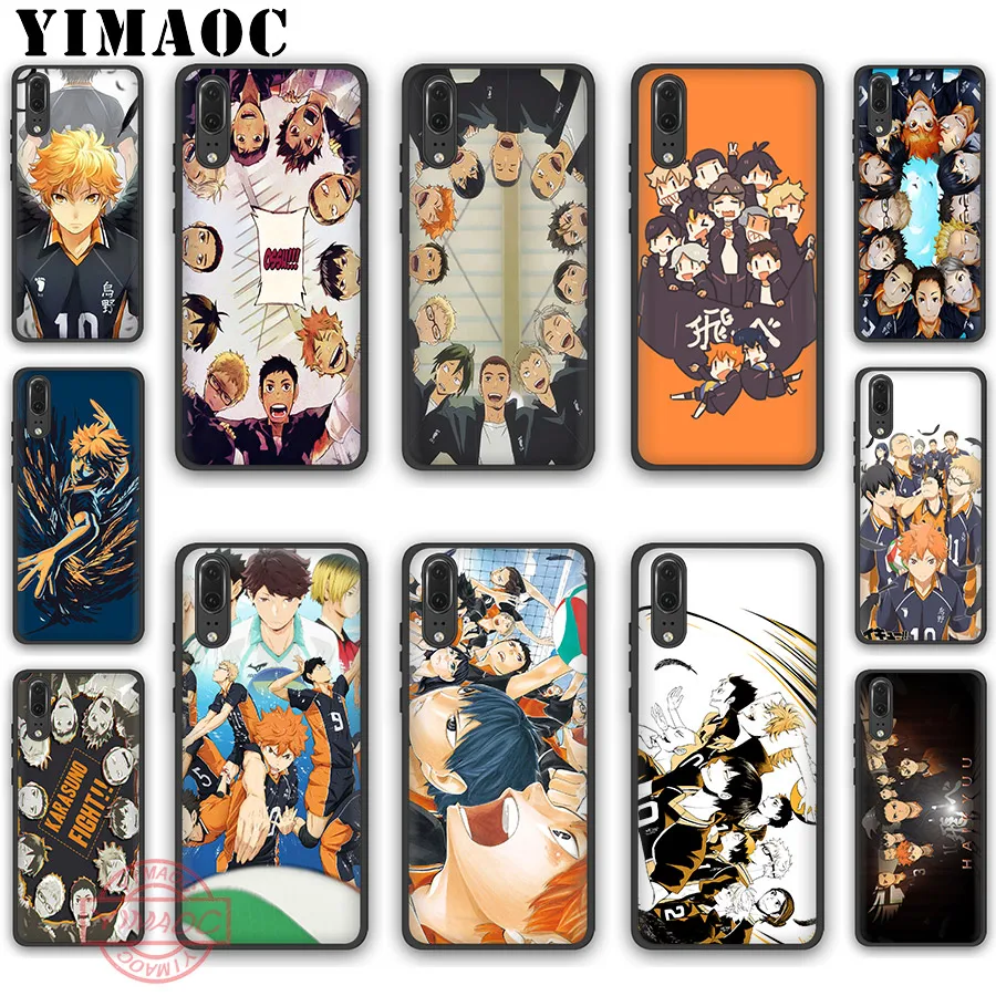 YIMAOC крутой аниме волейбол Haikyuu Мягкий силиконовый чехол для Huawei P Smart Z Plus Y6 Y7 Y9 Prime