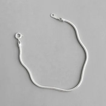 

Women's 925 Sterling Silver Bracelets Snake Chain Pulseras Mujer Moda 2020 Plata Bijoux Femme Bransoletki Jewellery