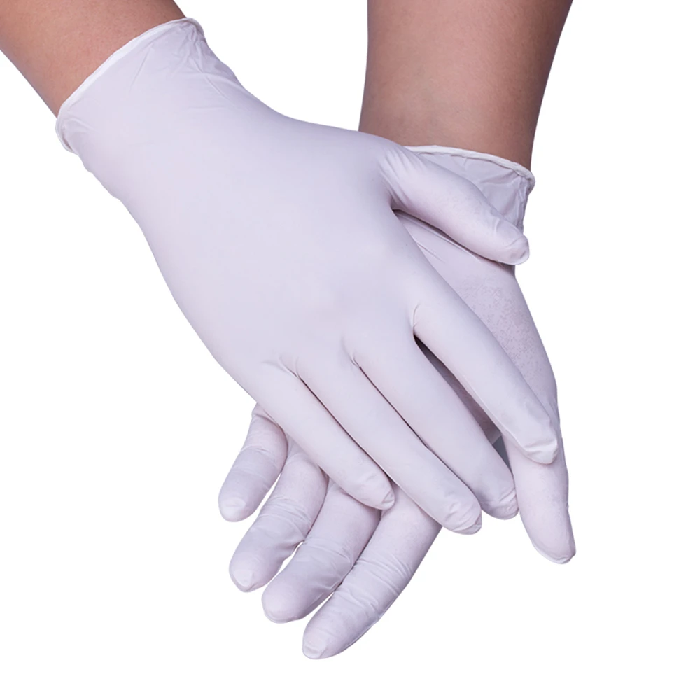 

100/PCS Disposable Protective Gloves for Outdoor Kitchen use PVC Rubber Gloves