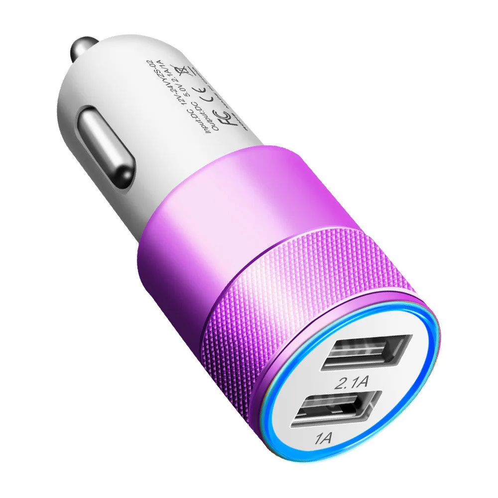 5 в 3,1 а автомобильный usb-кабель с разъемом из сплава, кольцо с резьбой, двойной USB быстрый мобильный телефон, автомобильное зарядное устройство, беспроводной держатель, автомобильное зарядное устройство WS002
