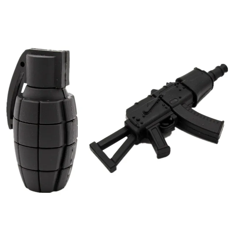 Usb флеш накопитель AK47 в виде пистолета 256 ГБ 4 8 16 32 64 128 ГБ|USB флэш-накопители| |