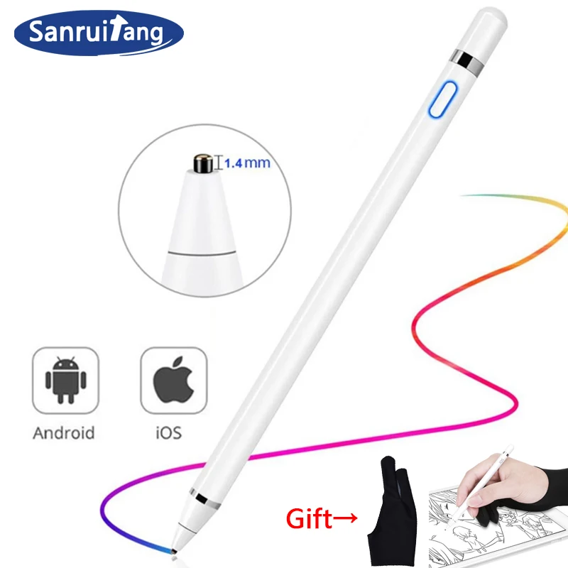

Apple pencil for iPad Pro 10.5 11 12.9 9.7 2017 2018 Active Stylus Touch Pen Smart Capacitance For iPad mini 5 4 3 2 1 Air 1 2 3