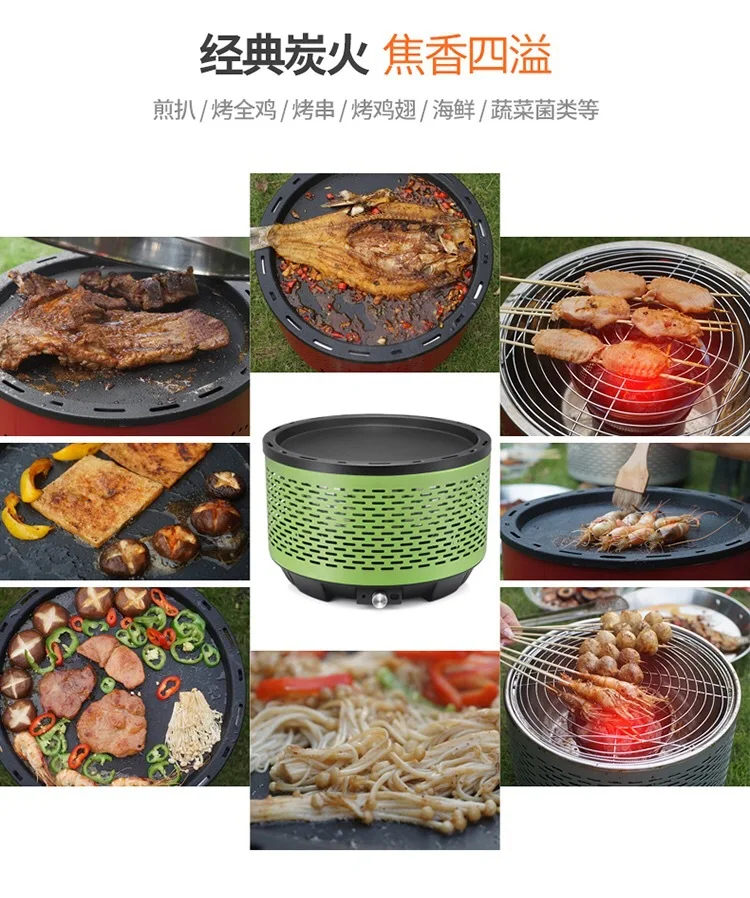 Горелка для барбекю на открытом воздухе кемпинга с плоским Wok зарядкой топлива из