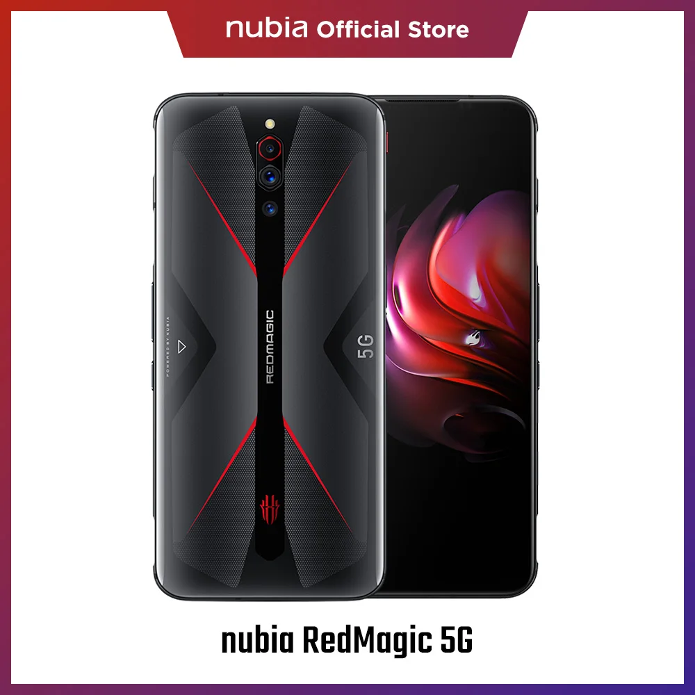 Предварительная продажа nubia Red Magic 5G смартфон 144 Гц 6 65 ″ дисплей Snapdragon 865 8 Гб RAM 64MP