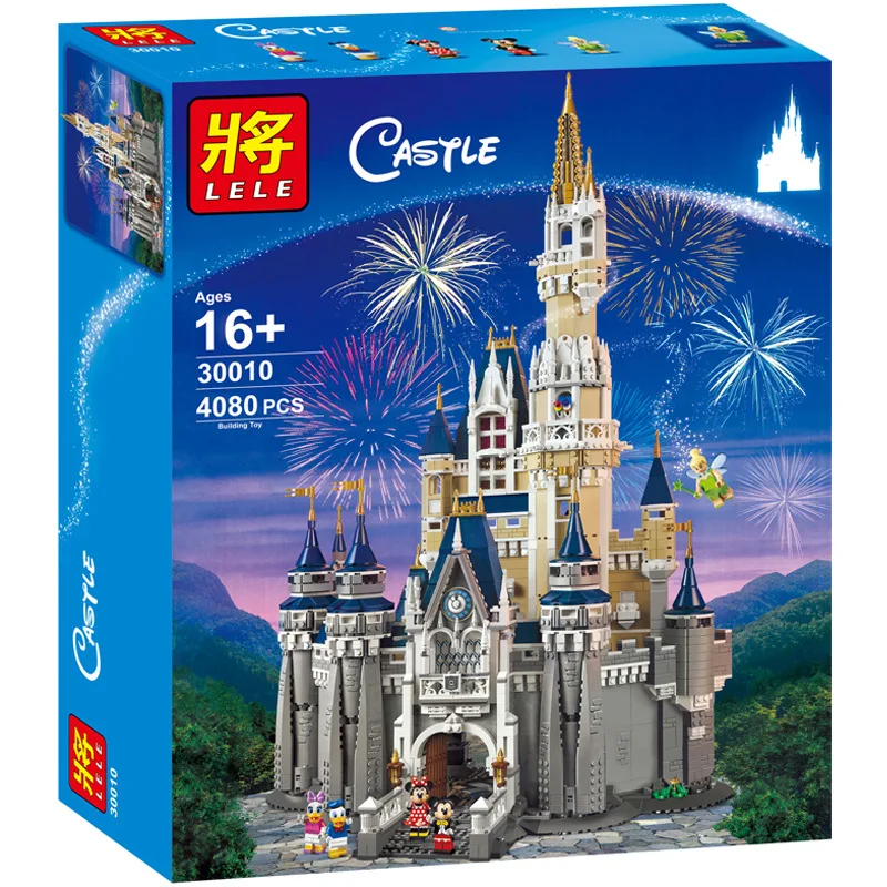 

Trump 30010 Drops Disney Castle Paradise Princess Model Building Blocks Inserted Building Blocks GIRL'S 69652