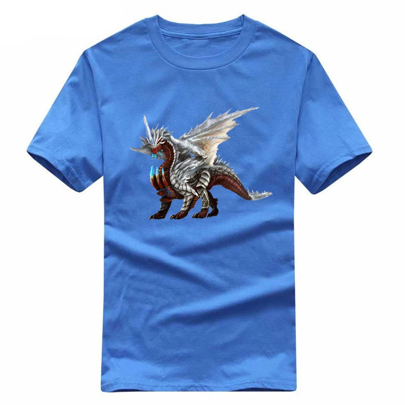 2019 New Men T shirt Silver dragon Summer Promotions fashion Hip-Hop Shirt Round collar short sleeve T-shirt fashion short slee 2019 New Men T shirt Silver dragon Summer Promotions fashion Hip-Hop Shirt Round collar short sleeve T-shirt fashion short slee