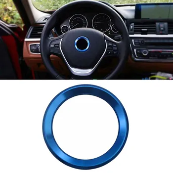 

Blue 1* Steering Wheel Emblem ring For BMW 1 3 4 5 7 Series Accessories