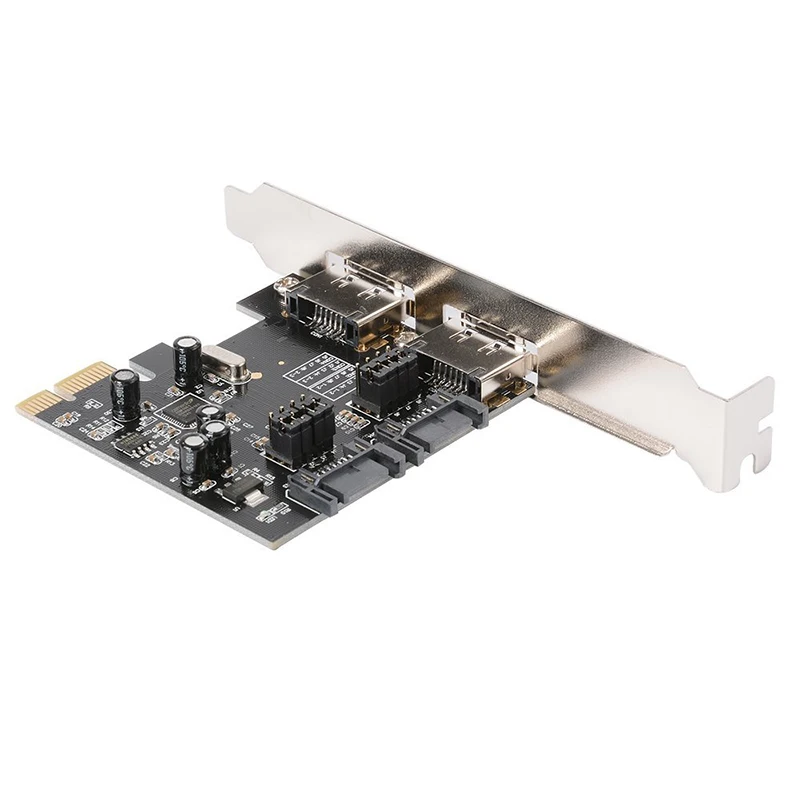 Настольная Плата расширения PCI-E на SATA 3,0 с 2 портами SATA 3,0+ 2 портами Поддержка ESATA система запуска SSD для Windows 2003/XP/Vista/