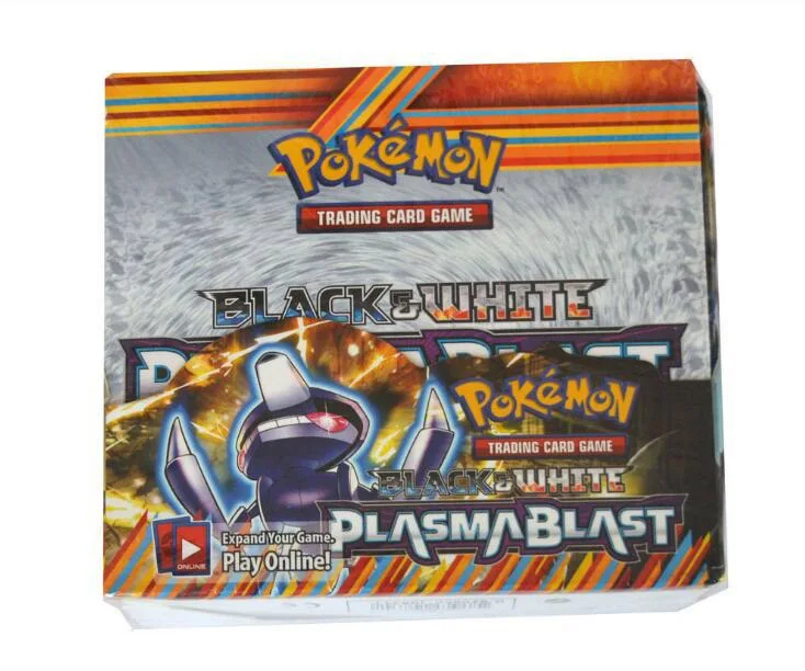 36 упаковок в коробке Pokemon TCG: Sun& Moon Sm11, подвесной светильник, герметичная коробка, набор коллекционных торговых карточек, игрушки для детей - Цвет: PLASMA BLAST