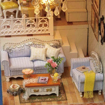 

Interesting Dollhouse Seattle Basic Version 3D Assembly DIY Household Creative House Kit