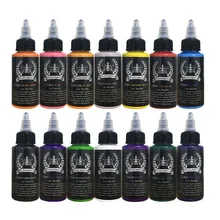 1 шт. 30 мл разноцветные чернила для татуировки пигмент Красота Макияж краски бутылки боди-арт инструмент