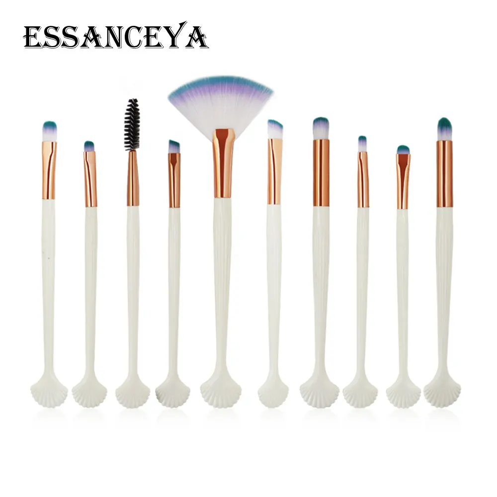 ESSANCEYA 4 15 шт. набор кистей для макияжа в виде ракушки пудра основа Кисть