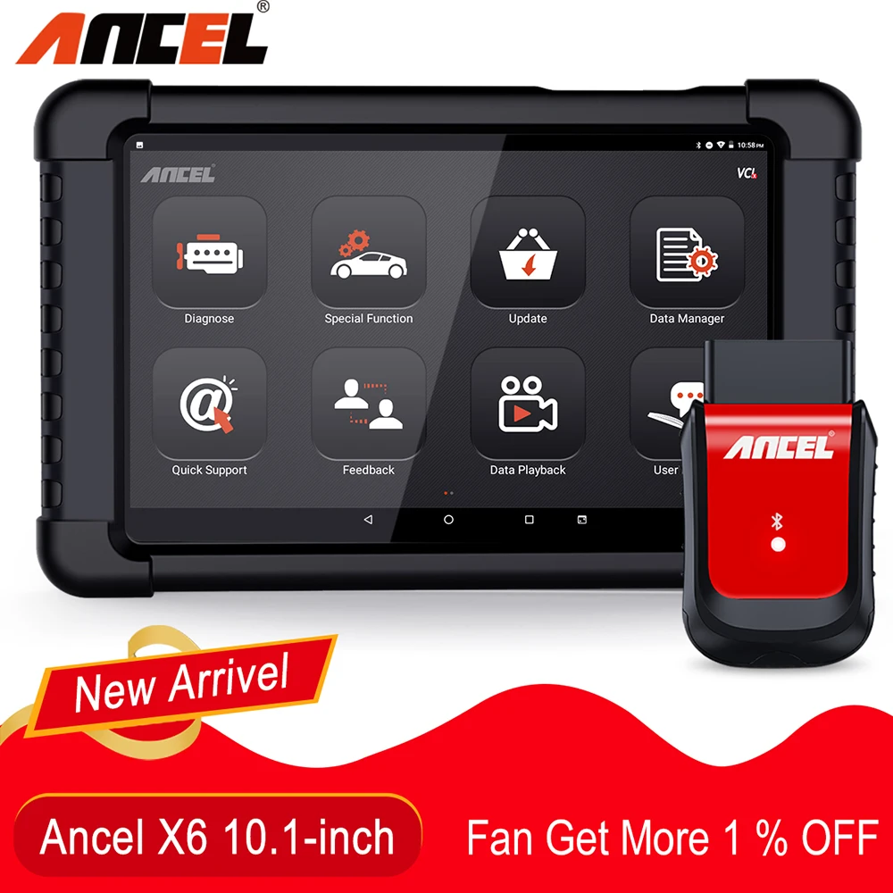 Ancel X6 OBD2 Scanner Full System OBD 2 Automotive Scanner
