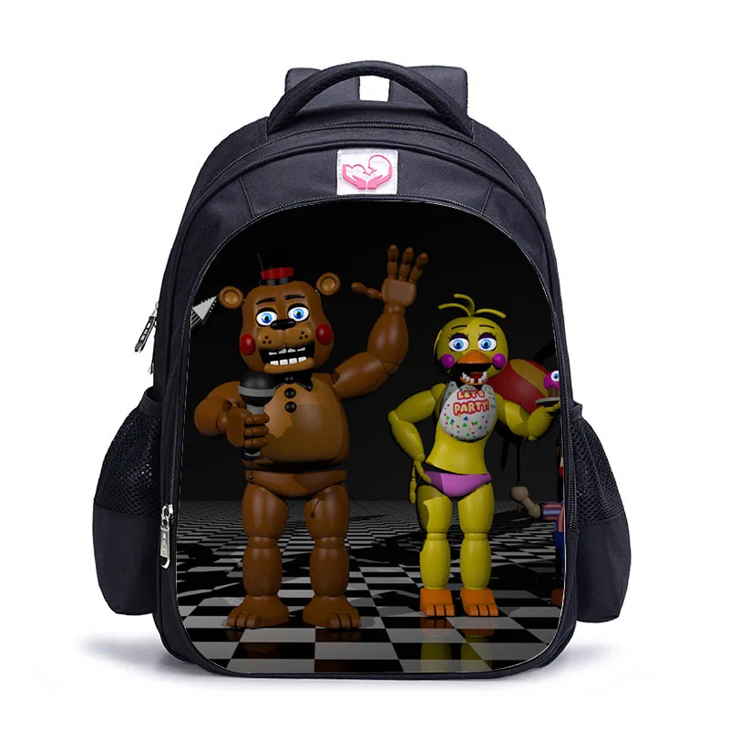 small16 LUOBIWANG От 3 до 6 лет дети школьные ранцы Five Nights At Freddy's» «пять ночей у Фредди» школьные рюкзаки с принтом куртка из искусственной кожи для мальчиков и девочек книжная сумка plecak - Цвет: small16
