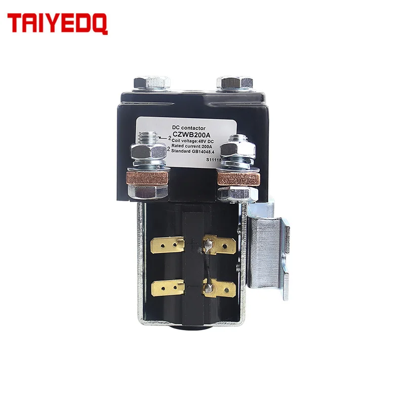 CZWB200A DC 접촉기 전기 자동차 정상 폐쇄 스위치 12V24V48V60V72V 건설 기계 배터리 자동차에 적합
