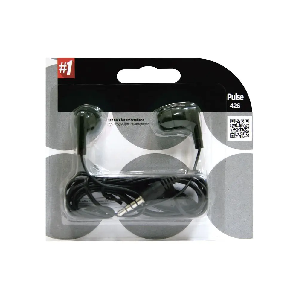 Гарнитура Defender Pulse 426 черный, вставки