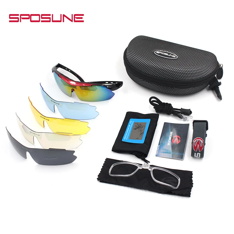 SPOSUNE велосипедные очки, поляризованные очки, мотоциклетные солнцезащитные очки, очки с УФ-защитой для горной дороги, велосипеда, рыбалки, очки
