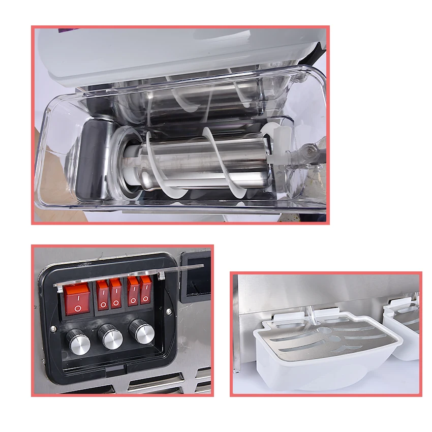 Snow Melting machine/Three Tank Slush Machine/Cold Drink Maker/Smoothies Granita Machine/Sand Ice Machine 110V/220V
