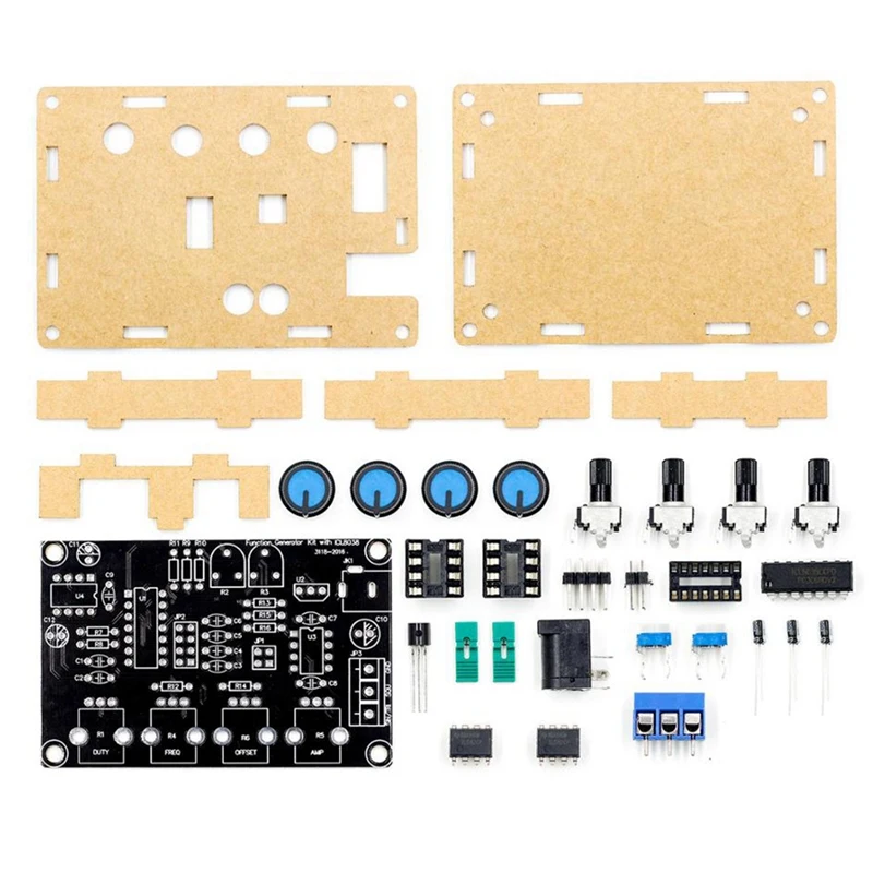 Icl8038 генератор сигналов Diy Kit синусоидальный треугольник квадратный пилообразный выход 5 Гц~ 400 кГц Регулируемая амплитуда частоты