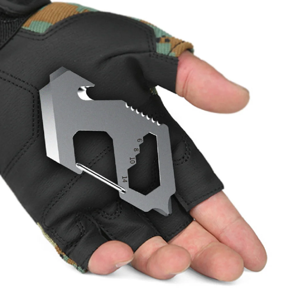 Высокоуглеродистая сталь Многофункциональная безопасная наружная отвертка