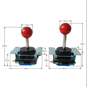 

New 4/8 way Arcade Game Joystick Ball Joy Stick Red Ball Replacement Stock Offer Wholesale