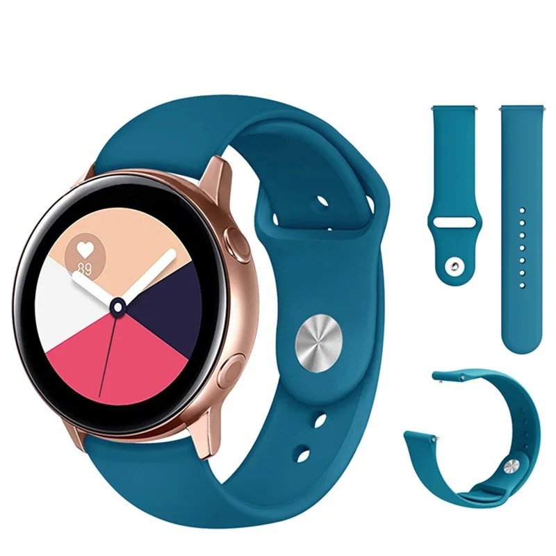 Универсальный Смарт-браслет 20 мм Замена для BW-HL1/Galaxy Watch Active 2/Amazfit Bip Lite умные наручные часы ремешок