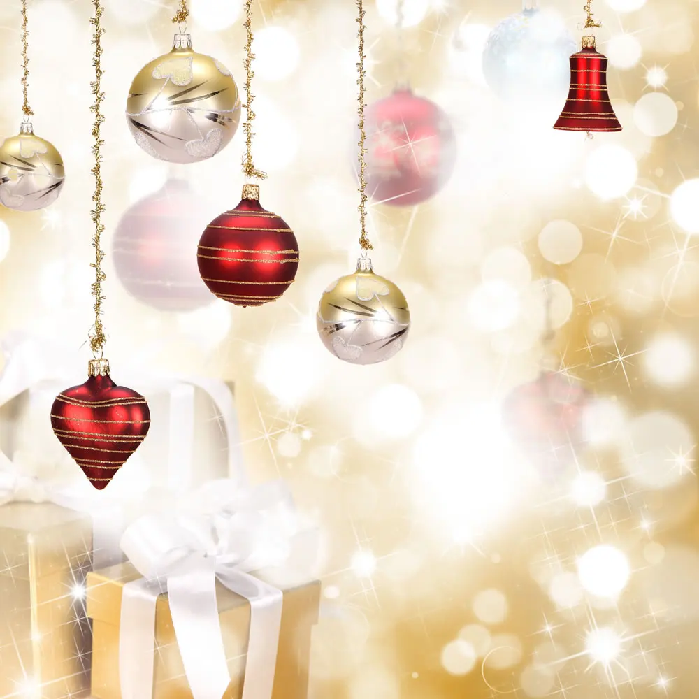 

LIFE MAGIC BOX Christmas Decorations for Home Balls Photography Backdrops Wallpapers Video Studio Backgrounds Family Photos