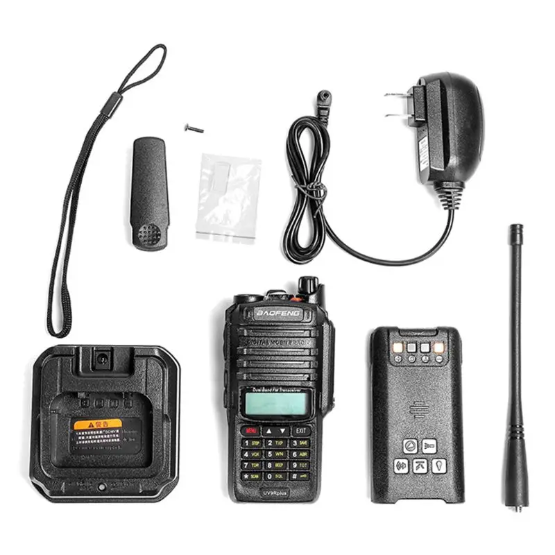 Новинка, высокая мощность, обновленная, Baofeng, UV-9R plus, водонепроницаемая рация, 10 Вт, для двухсторонней радиосвязи, дальность действия 10 км, 4800 мА/ч, uv 9r plus