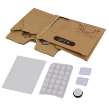 DIY картон VR виртуальной реальности 3D просмотра очки для 3,5 ''-6,2'' мобильного телефона