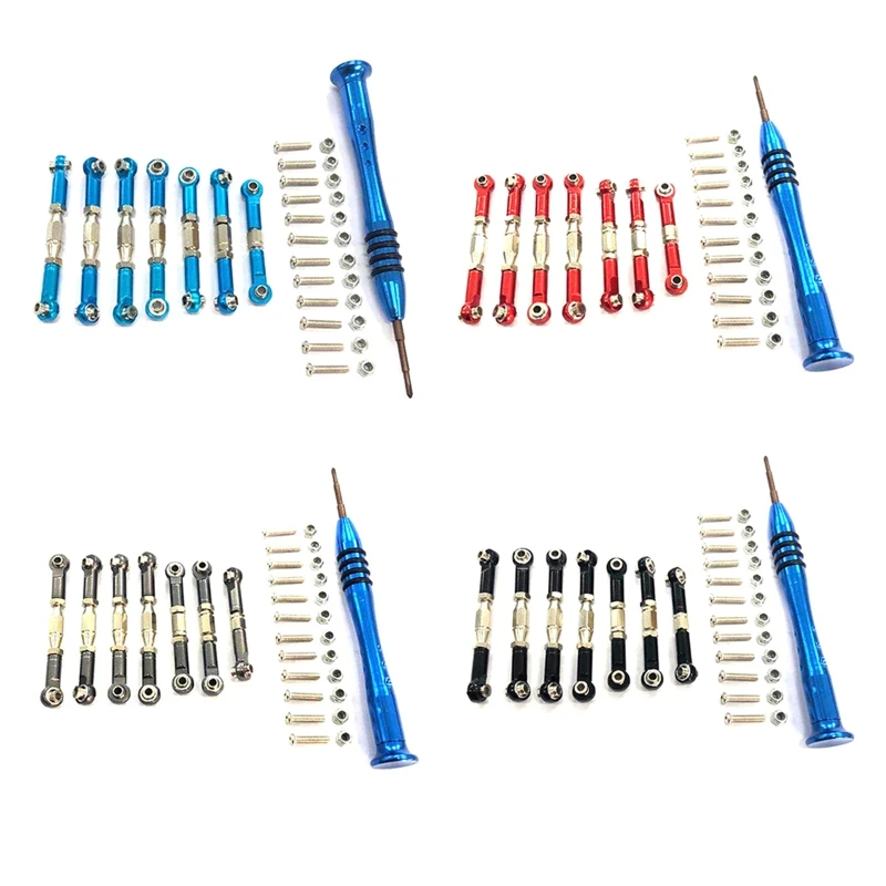 

Metal Tie Rod Steering Gear Tie Rod for Wltoys 144001 1/14 Remote Control Car