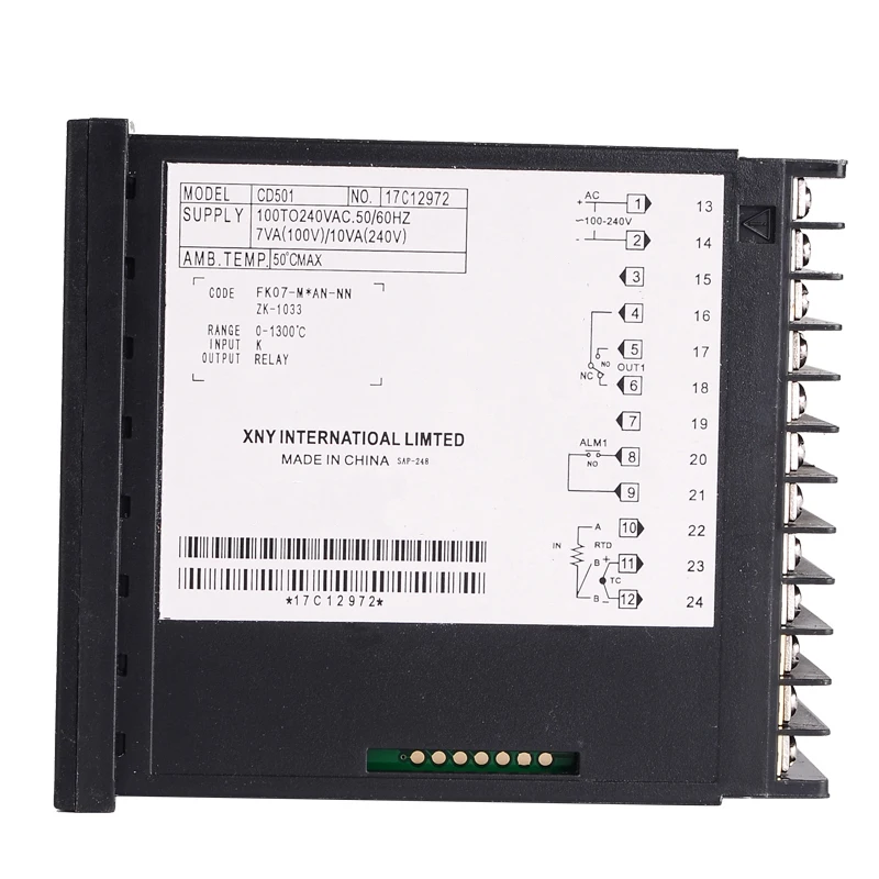 sensor de sinal de entrada, saída em relé, 96x48mm