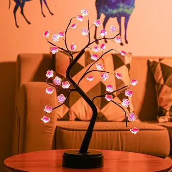 Boom Lamp Led Warm Licht Kersenbloesems Koper Boom Kleine Bureaulamp Festival Decoratie Boom Lamp Boom Lamp Led Warm Licht Kersenbloesems Koper Boom Kleine Bureaulamp Festival Decoratie Boom Lamp