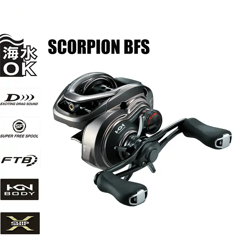 Shimano Scorpion Bfs Xg 6 3 1 8 2 1 Gear Ratio 7 1 Bb 3 5kg Max Drag Finesse Tune Brake Baitcasting Saltwater Fishing Reel Fishing Reels Aliexpress