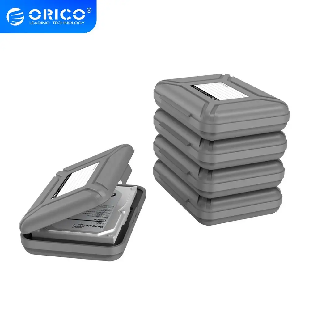 Чехол ORICO для HDD 3 5 дюйма водоотталкивающий защитный ящик шт. пыленепроницаемый