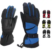 Водонепроницаемые лыжные перчатки зимние ветрозащитные снегоход сноуборд перчатки для снежной погоды для мужчин и женщин Сноубординг для девочек лыжные перчатки