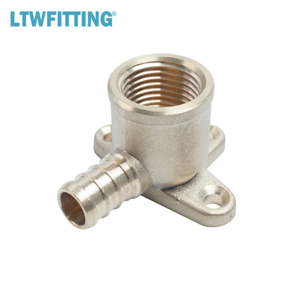 LTWFITTING свинец Латунь PEX обжимной фитинг 1/" Женский NPT x 1/2" PEX падение уха локоть
