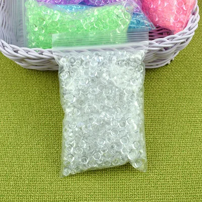 White Счастливые поставки слаймов обезьяны плоские бусины добавки амулеты DIY наполнитель Аксессуары декор для пушистых облаков прозрачный слизи глина - Цвет: White