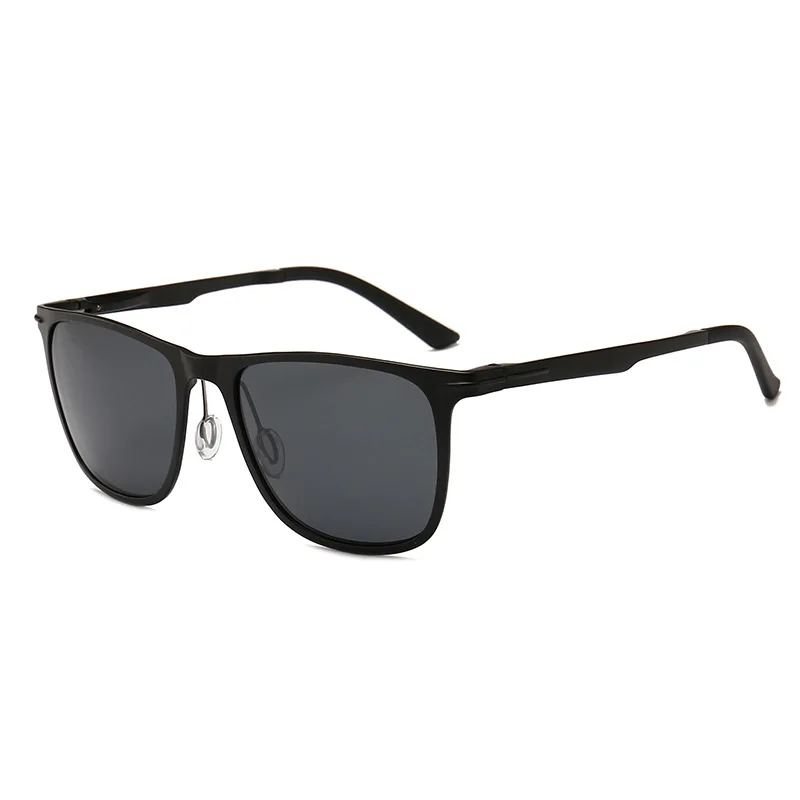 Ретро Авиатор из алюминиевого магниевого сплава солнцезащитные очки es мужские трендовые западные стильные поляризованные лёгкие