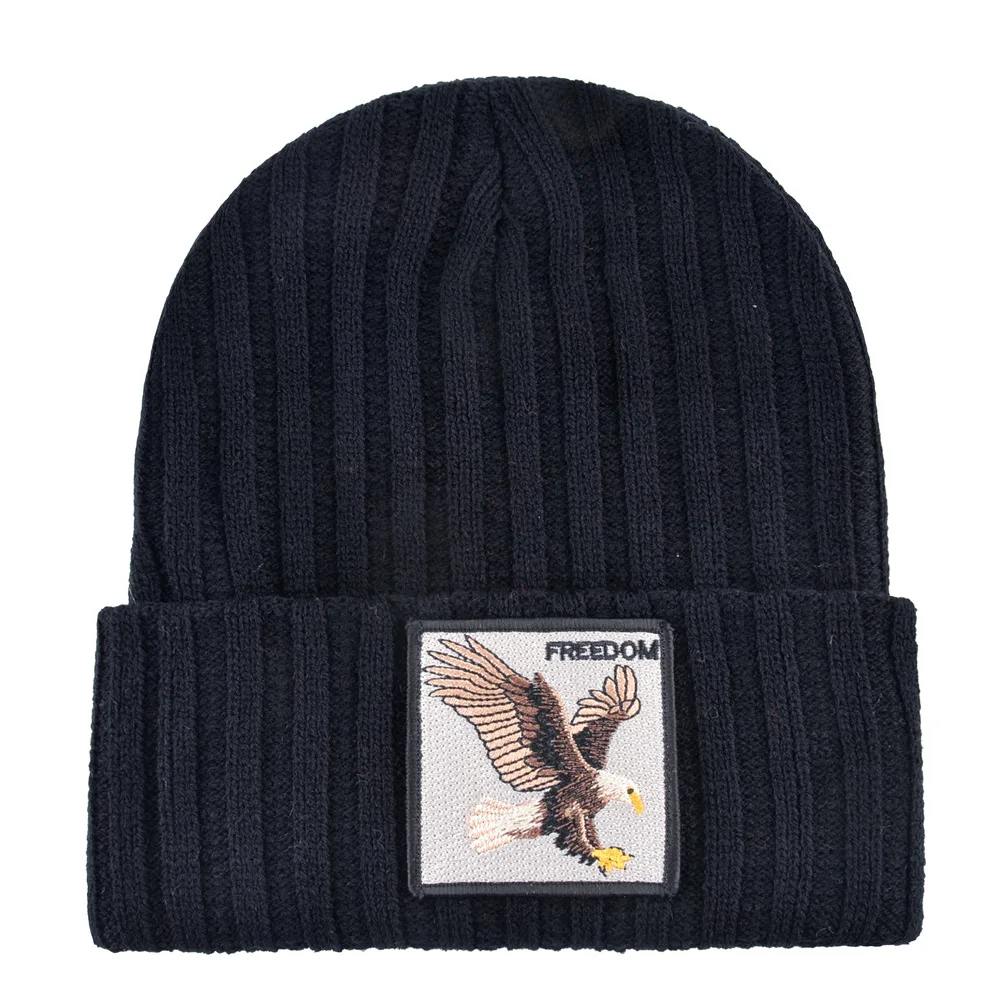 Зимняя шапка в форме животного Beanie Мужская Женская теплая шапка Bonnet Homme Hiver