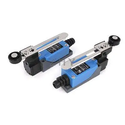 

2 Pcs Adjustable Roller Lever Actuator Limit Switch ME-8108 AC 250V 5A
