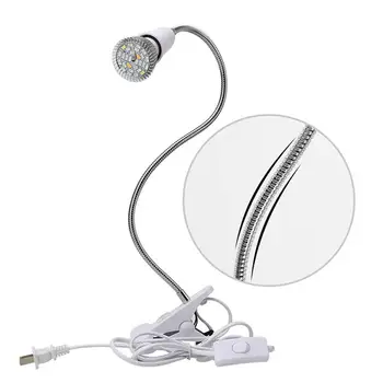 

Full Spectrum LED Light Desk Clip With 360 Degree Flexible Goosene Greenhouse