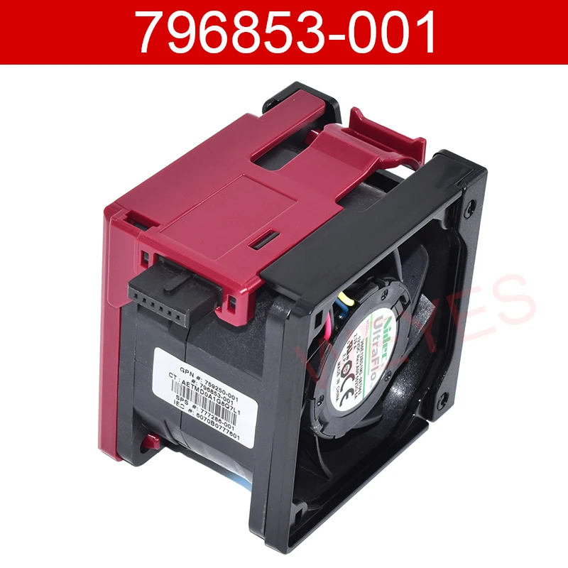 

Четырехлинейный квадратный охлаждающий вентилятор JA 796853-001 12VDC REV.A00.6526G