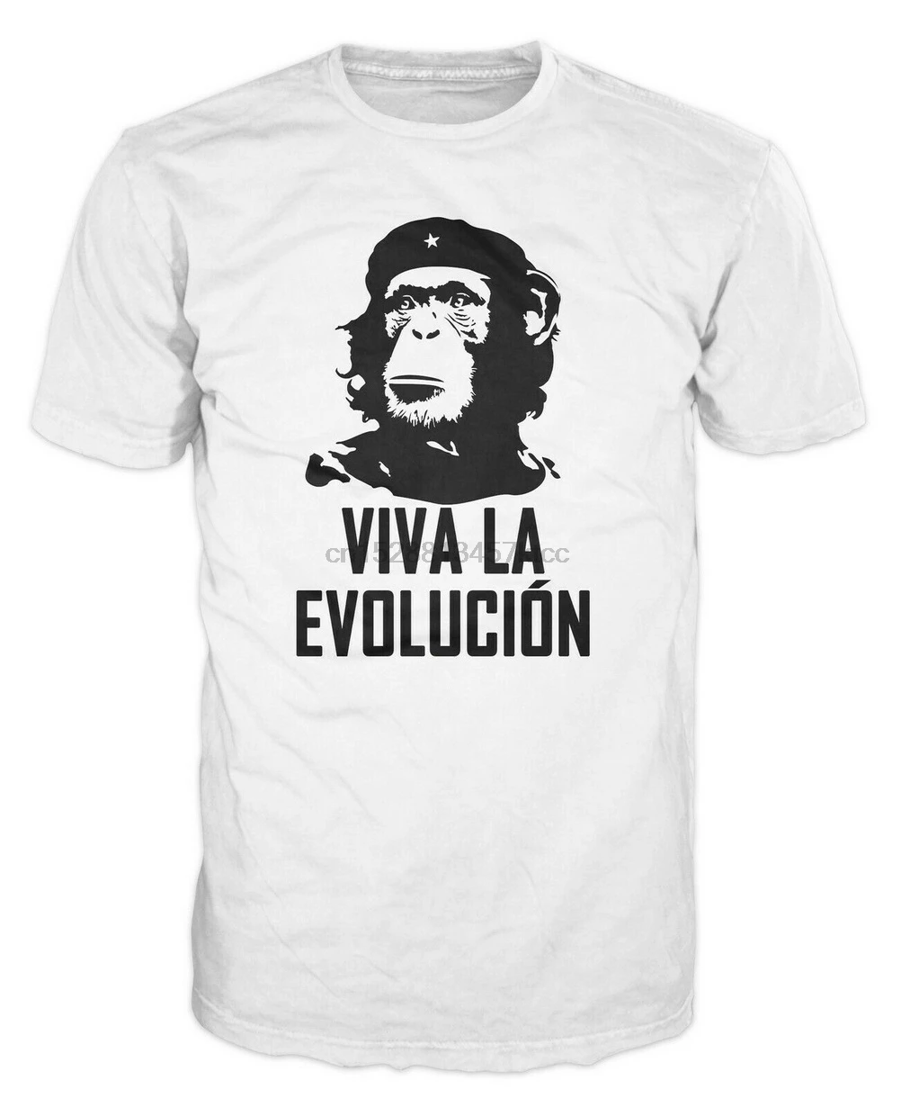 Viva La Evolucion забавная Evolution Che Guevara шапка &quotОбезьянка&quot военные футболки футболка